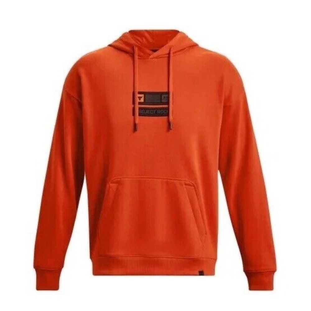 UNDER ARMOUR Project Rock Veteran's‎ Day Heavyweight Hoodie Men's Sz M *NEW* $90